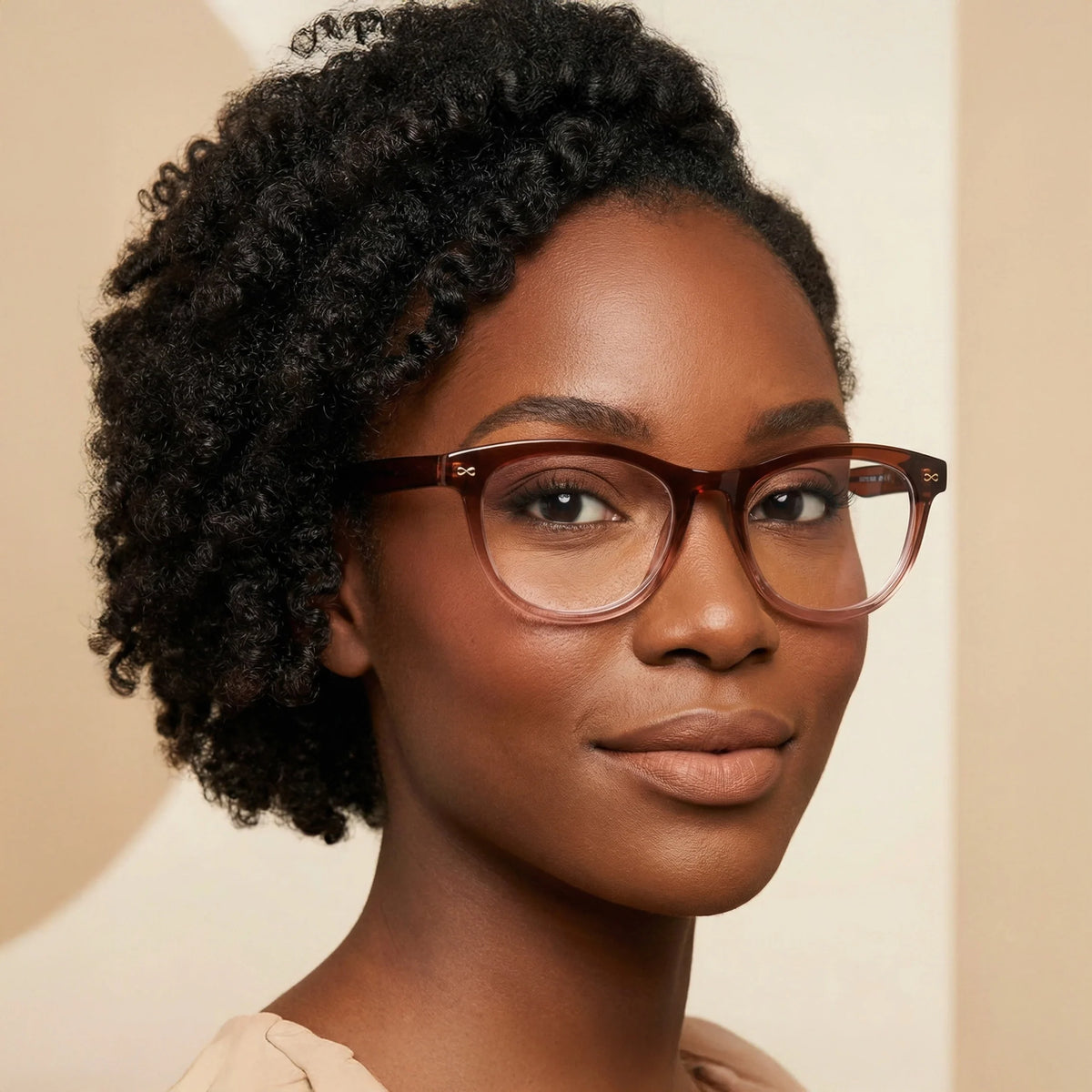 Carol Brown oval readers and blue light glasses for women, medium fit 51-17-138.