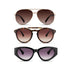 Oval Small Face Shape Sunglass Style Box for Women by Velvet Eyewear. Best for Oval Face Shapes. All Seasonal Palettes.