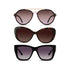 Oval Face Shape Sunglass Style Box for Women by Velvet Eyewear. Best for Oval and Heart Face Shapes. All Seasonal Palettes.