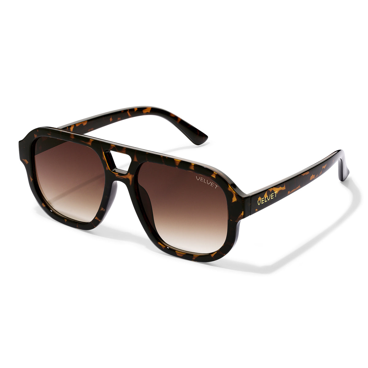 Velvet Eyewear Dani tortoise polarized sunglasses, side view