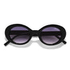 Velvet Eyewear Iris black polarized sunglasses, front view