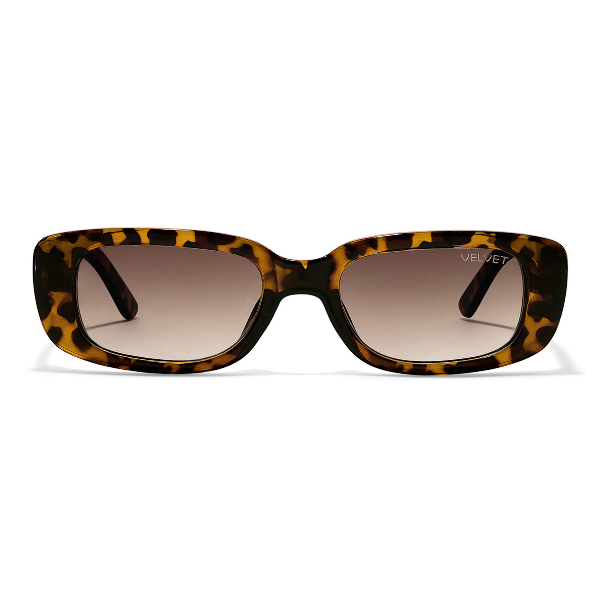 Velvet Eyewear Twiggy tortoise polarized sunglasses, three-quarter view