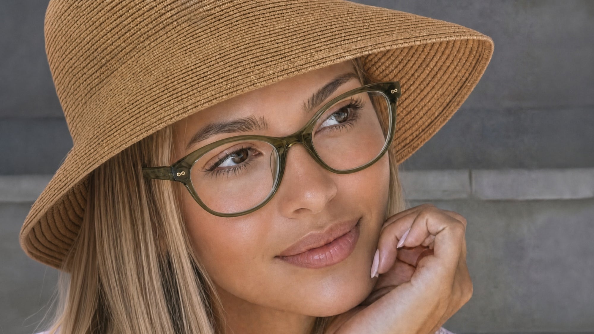 Velvet Eyewear Optical Style Joan in Green Crystal acetate 