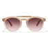 Velvet Eyewear Amelia blush sunglasses, three-quarter view