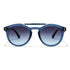 Velvet Eyewear Amelia navy sunglasses, three-quarter view