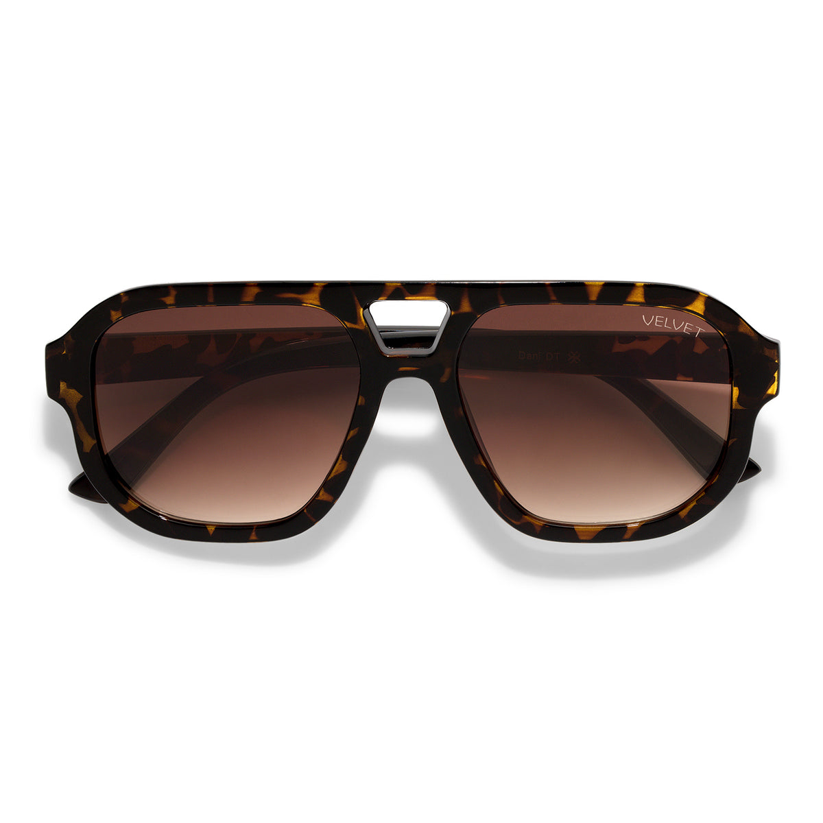 Velvet Eyewear Dani tortoise sunglasses, front view