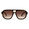 Velvet Eyewear Dani tortoise sunglasses, three-quarter view