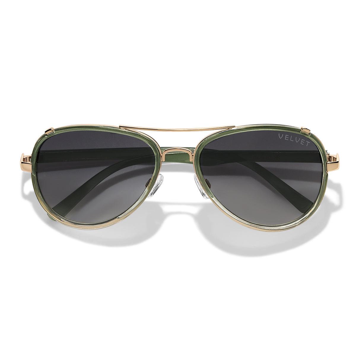 Velvet Eyewear Gloria mint sunglasses, front view