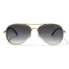 Velvet Eyewear Gloria mint sunglasses, three-quarter view