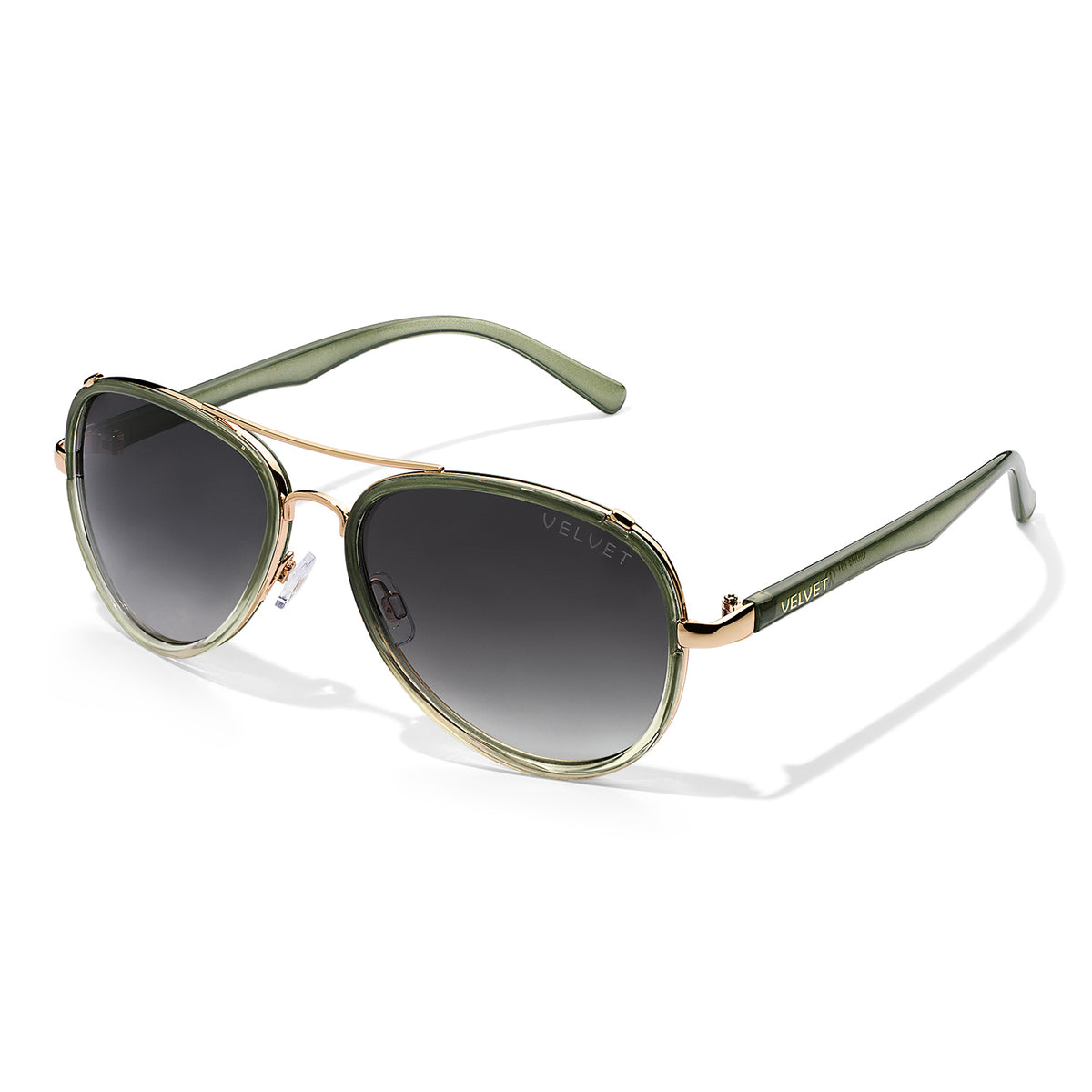 Velvet Eyewear Gloria mint sunglasses, side view