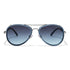 Velvet Eyewear Gloria navy sunglasses, three-quarter view