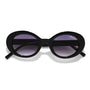 Velvet Eyewear Iris black sunglasses, front view