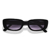 Velvet Eyewear Twiggy black polarized sunglasses, front view