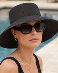 Audrey UPF50 Hat for Women by Velvet Trends. Best for all face shapes. Best for Summer, Autumn, and Winter Seasonal color palettes.