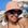 Velvet Trends Pink bucket hat on model