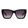 Velvet Eyewear Marsha black polarized sunglasses, front view