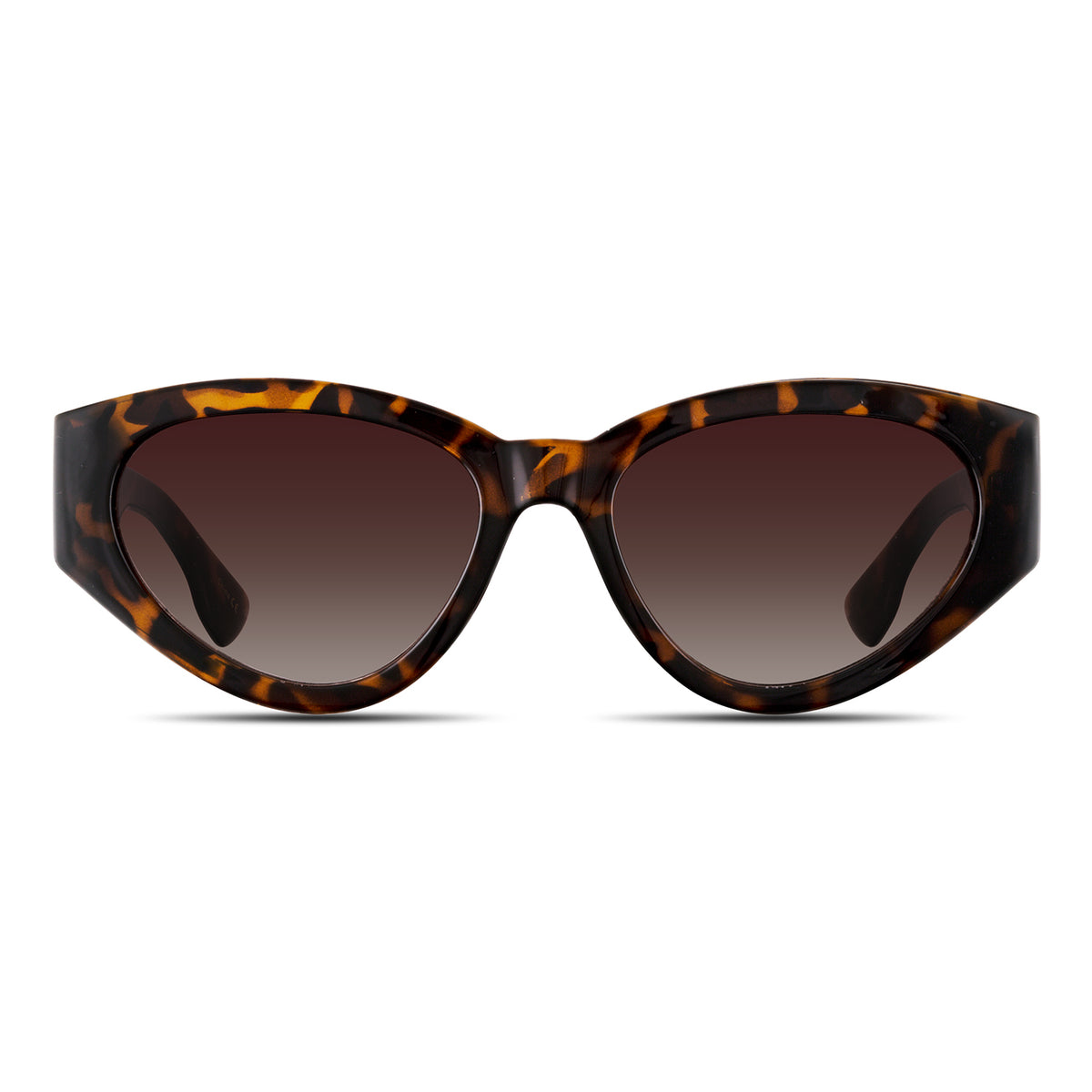 Velvet Eyewear Rosa dark tortoise polarized sunglasses, front view