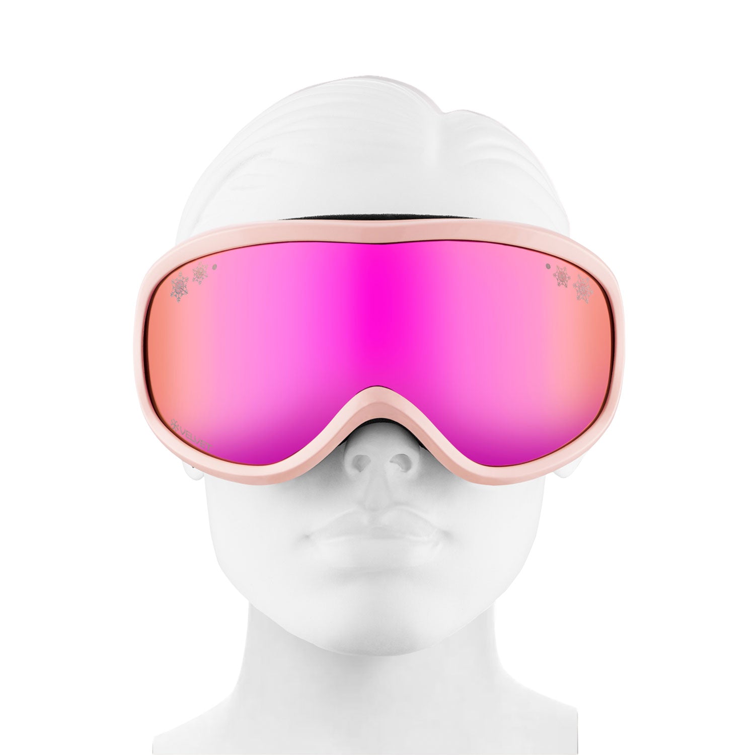 snow goggles pink Velvet Eyewear Flurry Goggle