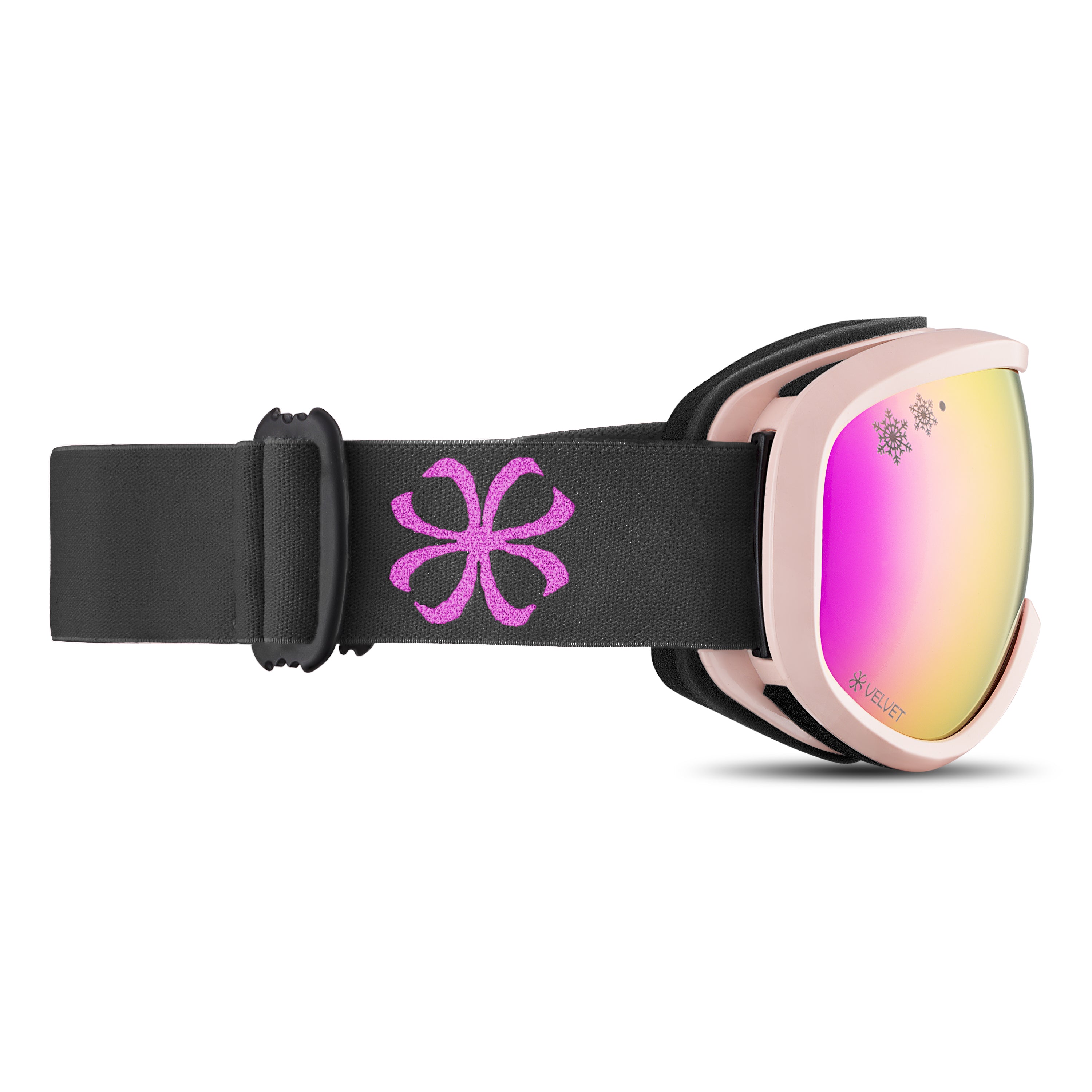 The "Flurry" Snow Goggle - Mauve - Velvet Eyewear