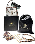 Mini Leopard Bag & Melania Black - Velvet Eyewear