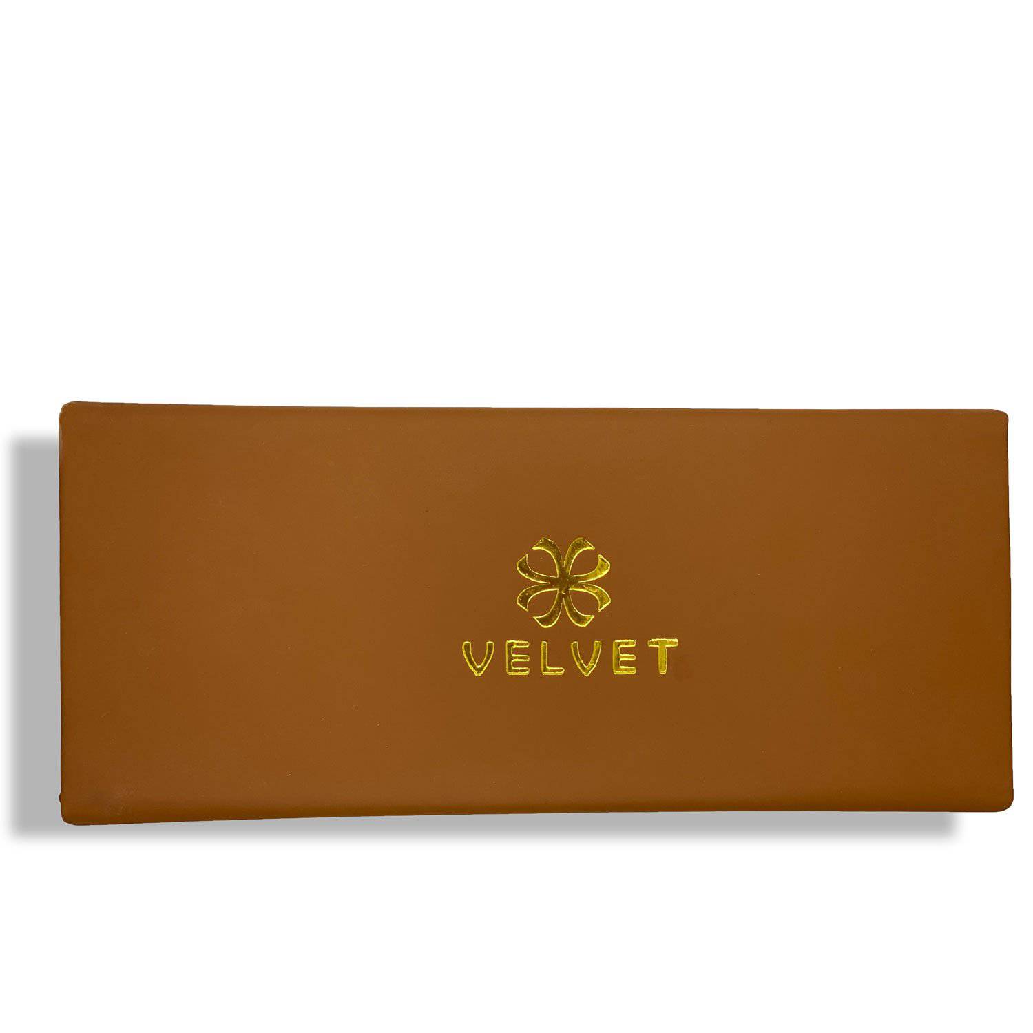 Embossed Folding Case - Tan - Velvet Eyewear
