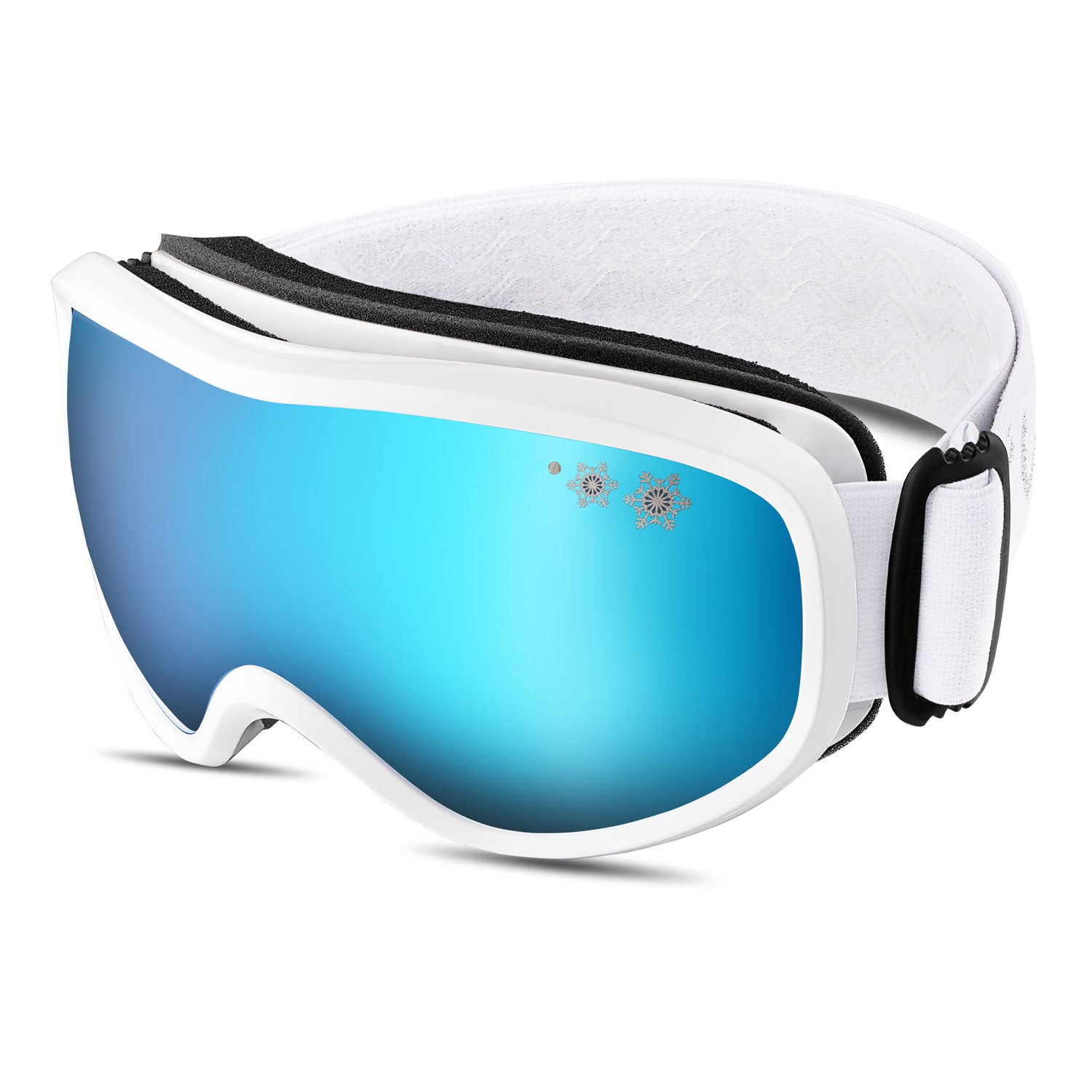 The "Flurry" Snow Goggle - White - Velvet Eyewear
