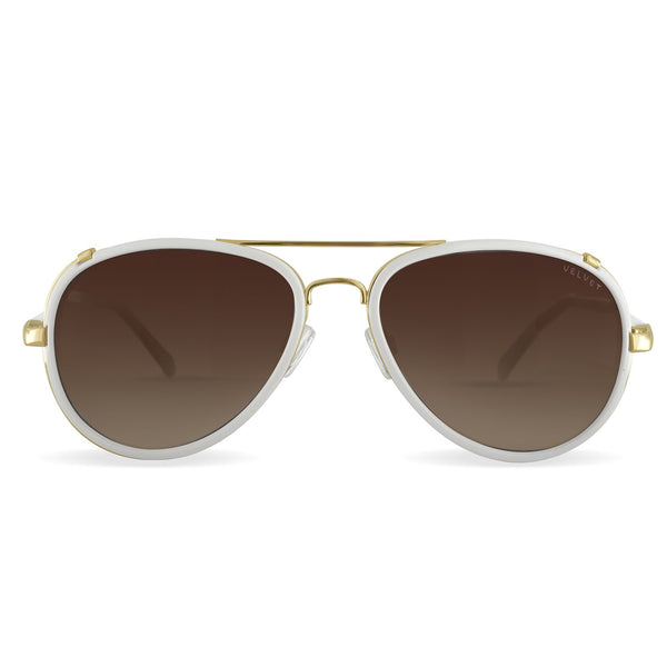 Velvet Eyewear® Gloria Large Aviator Sunglasses | Oversized  display picture 1
